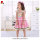 Kid girls well dressed wolf remake dress with flutter ruffles